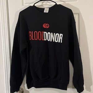 blood donar crewneck